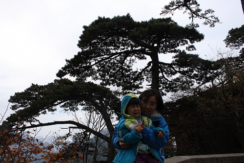 带四岁孩子爬黄山，一天行程21