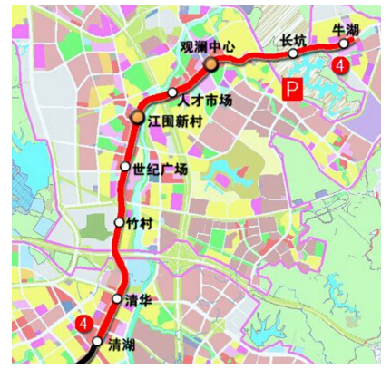 深圳地铁4号线北延段共几站
