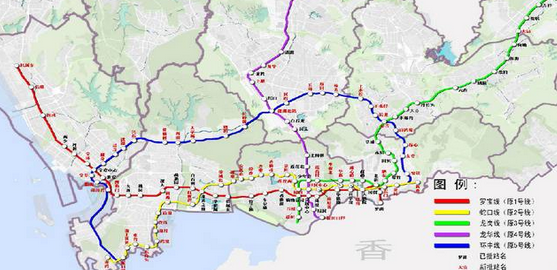 深圳地铁20号线规划图