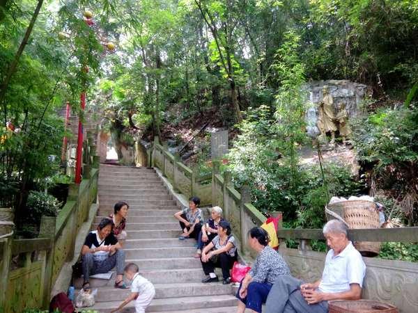 彭州三味禅林一日游 登山,寺庙87