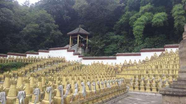 彭州三味禅林一日游 登山,寺庙44