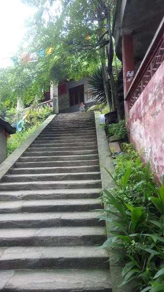 彭州三味禅林一日游 登山,寺庙17