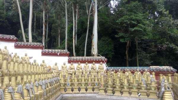 彭州三味禅林一日游 登山,寺庙43