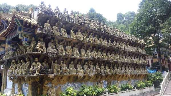彭州三味禅林一日游 登山,寺庙50