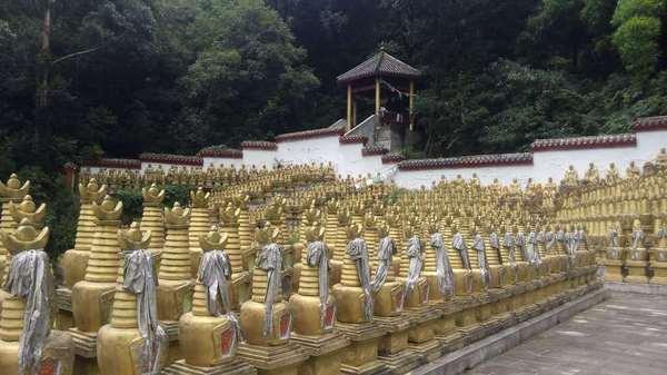 彭州三味禅林一日游 登山,寺庙57