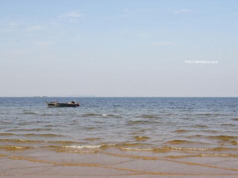 那抹蓝-去烟台看海，听海浪的声音。11