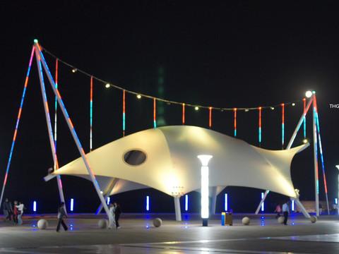 那抹蓝-去烟台看海，听海浪的声音。6
