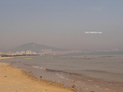 那抹蓝-去烟台看海，听海浪的声音。9