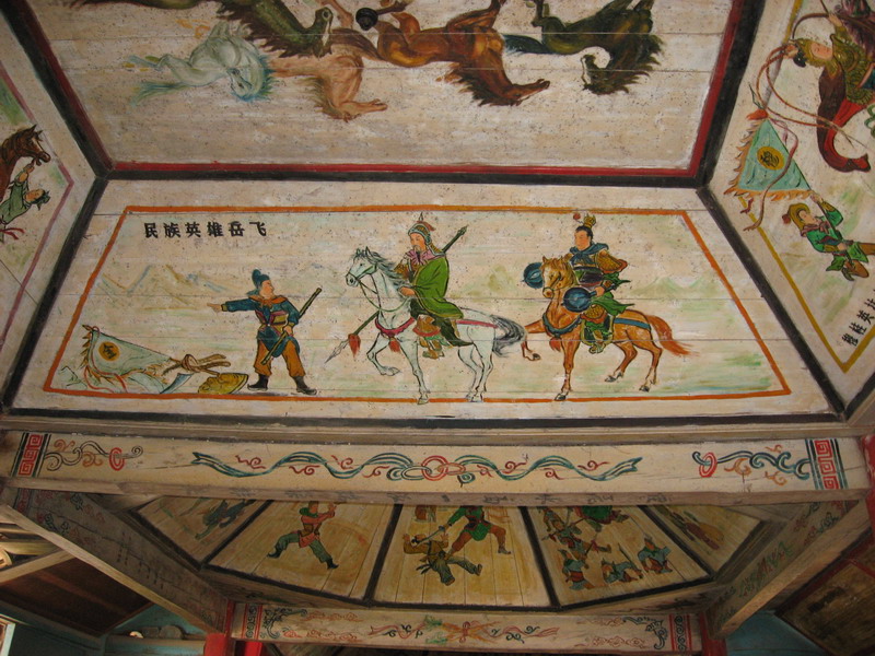 廊桥、古壁画 2 ：桃坑的壁画廊桥1