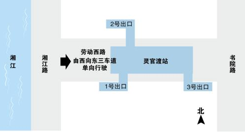 长沙地铁3号线灵官渡站开建