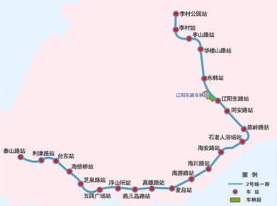 青岛地铁2号线什么时候开通