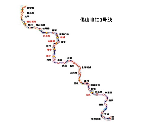 佛山地铁3号线什么时候开通
