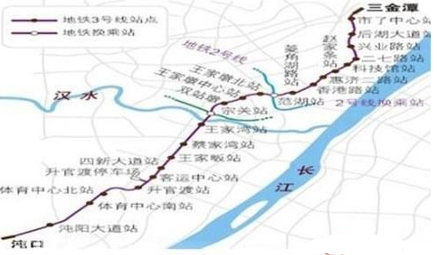 武汉地铁6号线规划图 武汉地铁6号线规划图