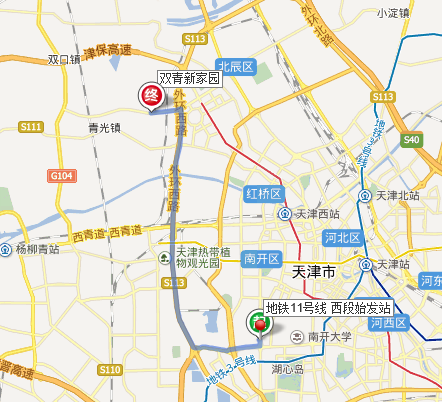 天津地铁11号线站点