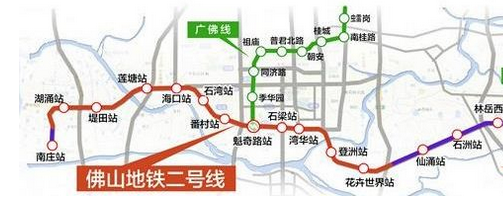 佛山地铁2号线站点设置