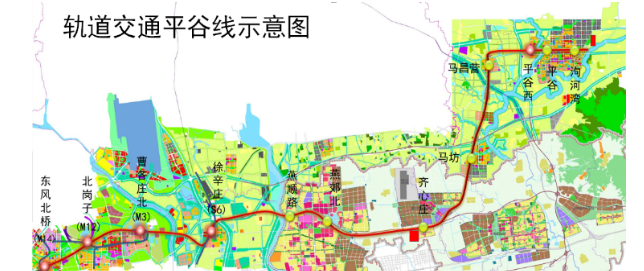 北京地铁22号线最新线路图 北京地铁22号线最新线路图