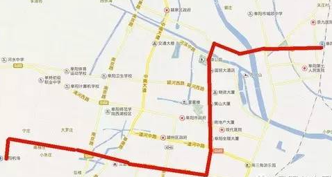阜阳地铁1号线有哪些站