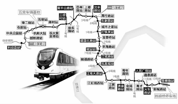 杭州地铁五号线进度