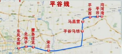 北京地铁平谷线正式开建