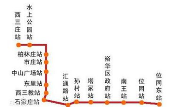 石家庄地铁3号线站点设置