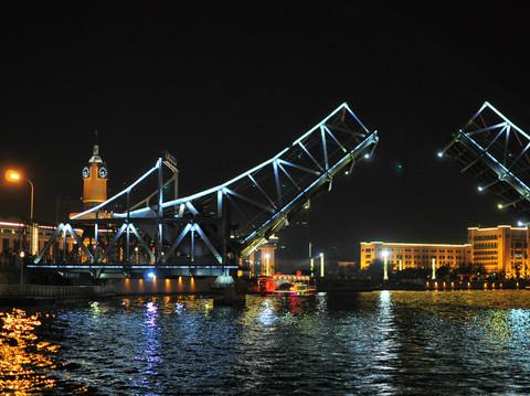 夜上【天津卫】——光圈下的白河岸,灯火上的摩天轮24
