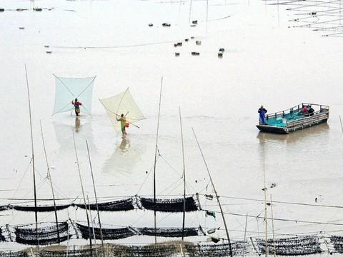 北岐海滩迎朝阳，海上变幻耶稣光--霞浦游之三10