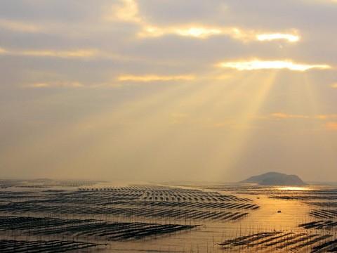 北岐海滩迎朝阳，海上变幻耶稣光--霞浦游之三22