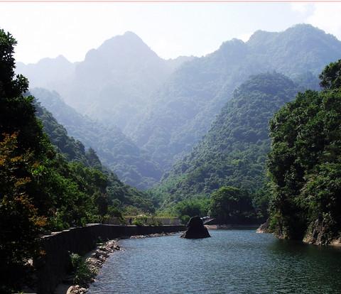 2011-07-03 福州十八重溪玩水-蓝天白云绿水5