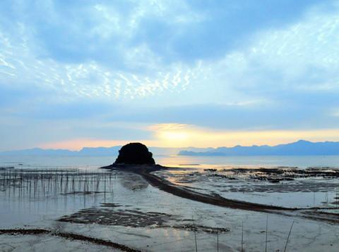 【光影霞浦】围江：如梦似幻的馒头山日出1